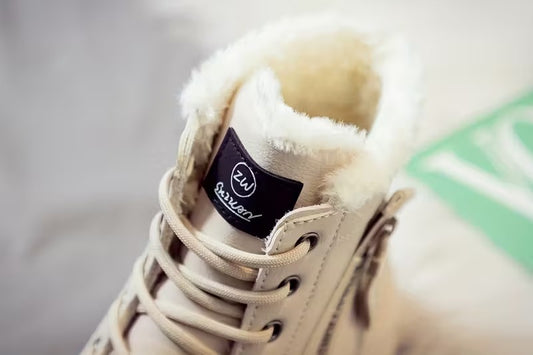 ✨ Women’s Winter Warm Fur Ankle Boots – Stylish Non-Slip High Top Sneakers