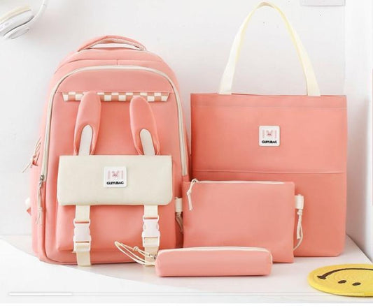 Trendy Multi-Piece School Backpack Set for Girls – Cute & Stylish Student Bag Collection