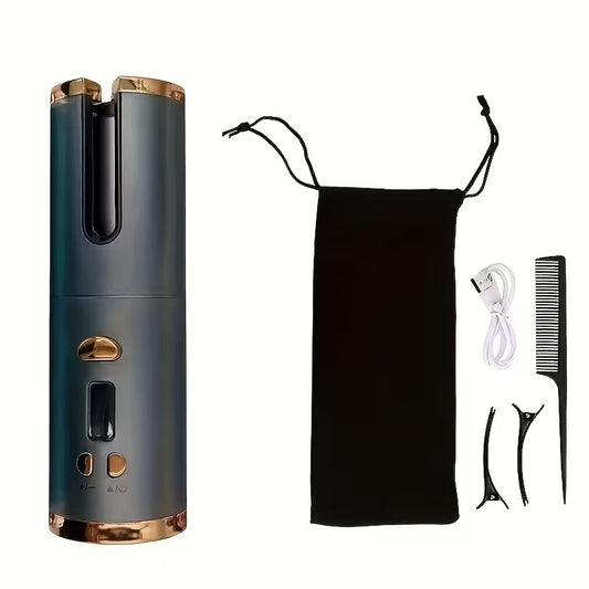 ✨ Wireless Automatic Hair Curler – Portable USB Rechargeable Curling Iron for Effortless Styling