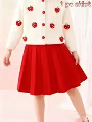 Lavender Pleated Skirt for Girls – Soft, Stylish & Comfortable Kids Wear