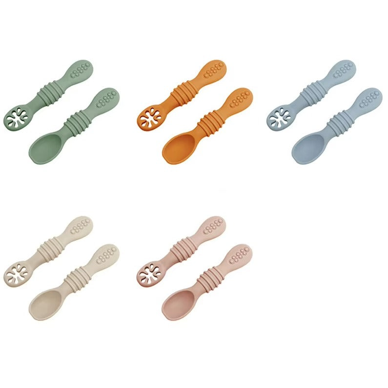 17-Piece Baby Led Weaning Set – Food-Grade Silicone Feeding Kit for Babies | Suction Bowl, Divided Plate, Bib, Sippy Cup & Utensils