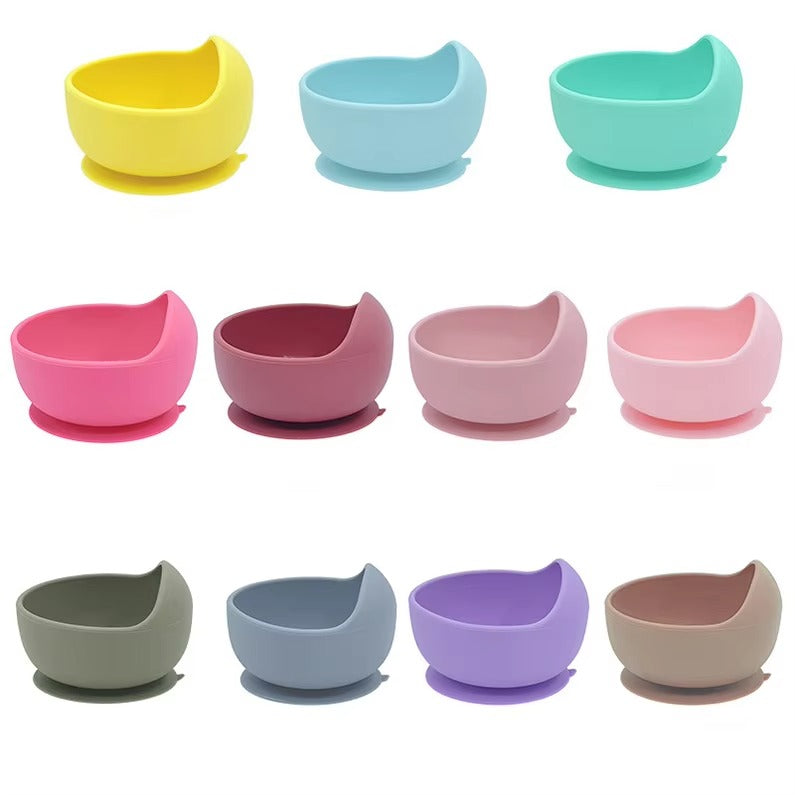 17-Piece Baby Led Weaning Set – Food-Grade Silicone Feeding Kit for Babies | Suction Bowl, Divided Plate, Bib, Sippy Cup & Utensils