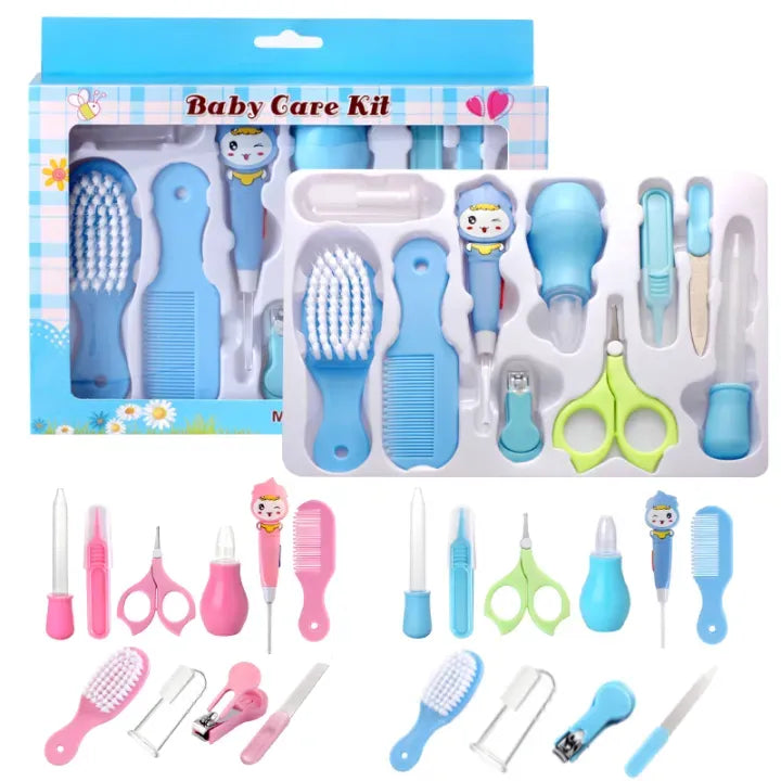 Baby Care Kit – 10/13 Pcs Newborn Grooming & Health Set | Safe & Gentle Essentials
