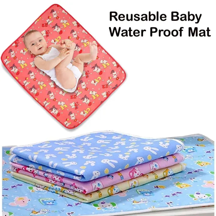 ✅ :  Reusable Baby Waterproof Mat – Soft, Washable & Leak-Proof Changing Sheet for Newborns