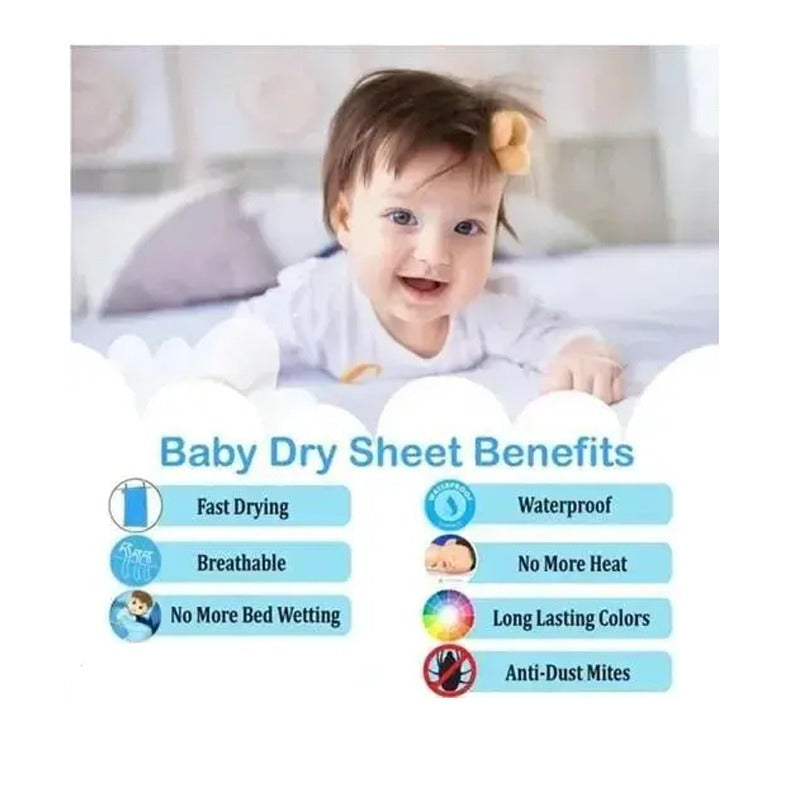 ✅ :  Reusable Baby Waterproof Mat – Soft, Washable & Leak-Proof Changing Sheet for Newborns